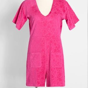 ModCloth velour romper NWT